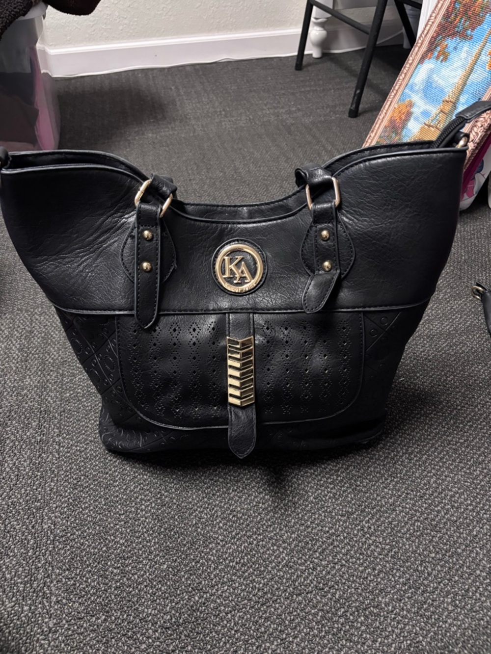 Emblem Black Women’s Tote Bag